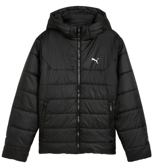 Puma Jakke Ess Hooded Padded Svart Puma Jakke Ess Hooded Padded Svart