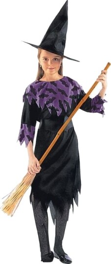 Ciao Costumes Heksekostyme Med Belte Barn 5-7 År Ciao Costumes Heksekostyme Med Belte Barn 5-7 År