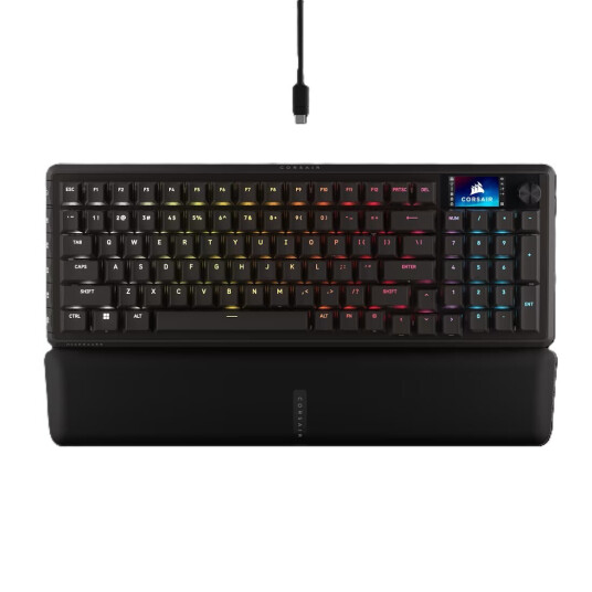 Corsair Vanguard Pro 96 Mekanisk Gamingtastatur med Hall Effect og MGX Hyperdrive Switches - Svart Corsair Vanguard Pro 96 Mekanisk Gamingtastatur med Hall Effect og MGX Hyperdrive Switches - Svart