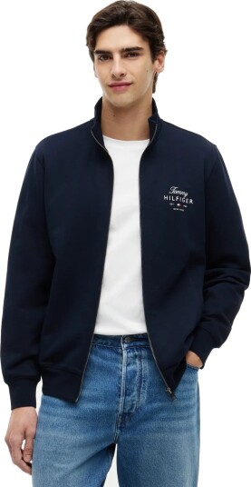 Tommy Hilfiger Script Stack Fz Stand Collar Navy XL Tommy Hilfiger Script Stack Fz Stand Collar Navy XL