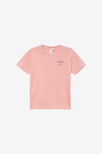 Vero Moda Girl T skjorte vMolly Breakfast SS Top Jrs Girl Rosa