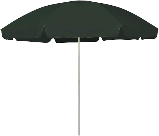 vidaXL Strandparasoll grønn 300 cm