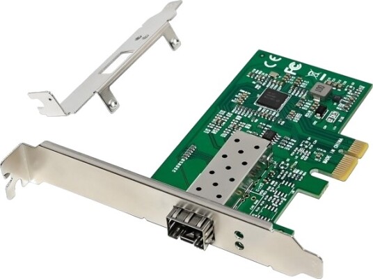 Inline PCIe x1 Gigabit nettverkskort 1x SFP 51125N