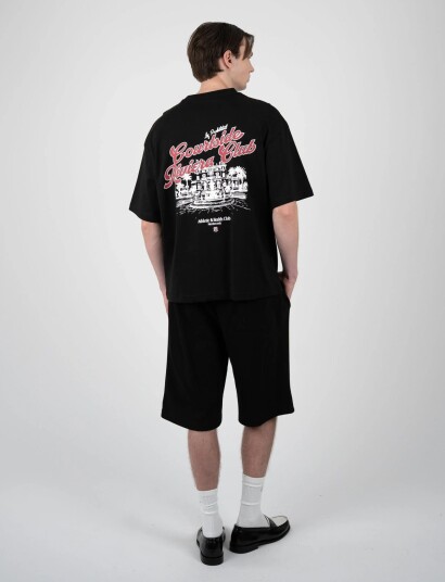 Prohibited Athletic & Health Club Tee Black XXL x 74