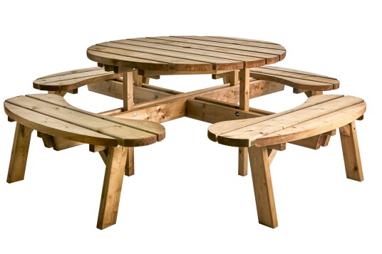 Brafab Hasslebro pikniksettet Brun 208 cm Brun Brafab Hasslebro pikniksettet Brun 208 cm Brun