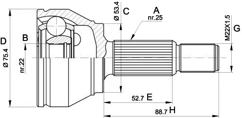 LPR KFR771 Drivledd