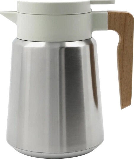 House Doctor Termoflaske Thermos Hdcole Sølv Off Hvit Sølv W:16 cm.H:20 cm.XL:13.5 cm