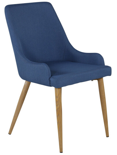 Venture Design Plaza spise stol Blå Textil/natur Blå