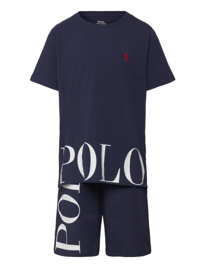 Ralph Lauren Kids Rlb Ss Tee/Short Multi Polo Se Blue S