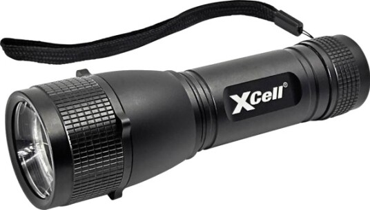 Xcell 146362 Led (Rgb) Lommelykt, Håndrem, Med Hylster, Strobefunksjon, Batteridrevet 500 Lm, 7 T, 179 G