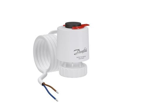 Danfoss Twa q 24v Nc 5m Twa q 24v 5mm Normalt Lukket Nc Termomotor 5m Kabel