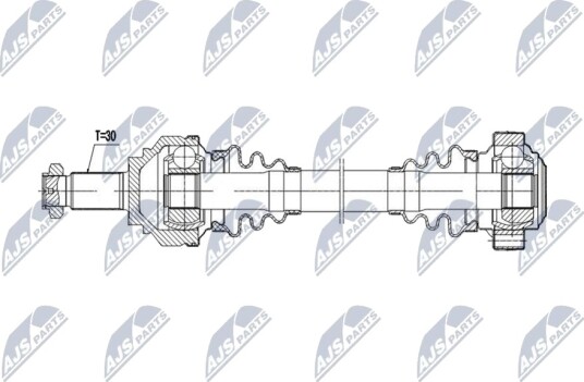 Nty Drivaksel NTY NPW BM 211 Nty Drivaksel NTY NPW BM 211