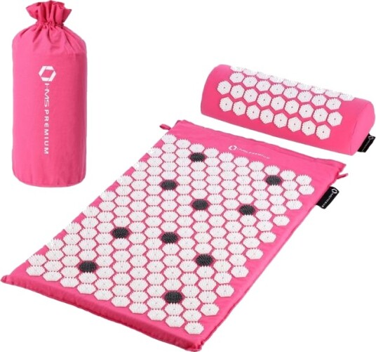 Spikermatte med pute sett for regenerering rosa Spikermatte med pute sett for regenerering rosa