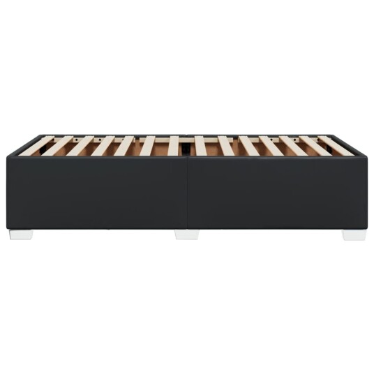 Sengeramme svart 90x190 cm kunstlær 8721102694189
