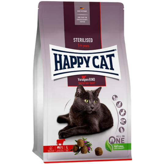 Happy Cat Tørrfôr for Steriliserte Katter med Lammekjøtt 4kg Happy Cat Tørrfôr for Steriliserte Katter med Lammekjøtt 4kg