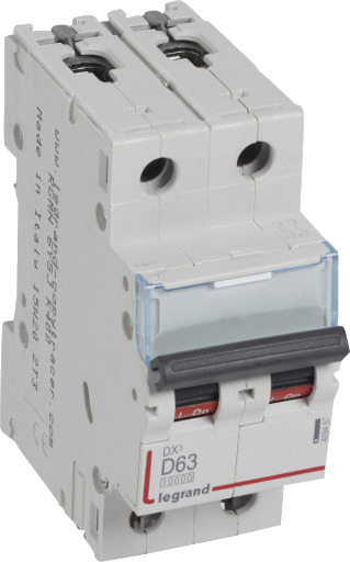 Legrand DX³ MCB automatsikring D63 2P 2M 10/16kA Legrand DX³ MCB automatsikring D63 2P 2M 10/16kA