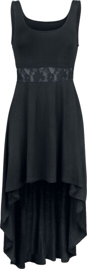 Black Premium by EMP Goth Kort kjole To Make A Long Story Short XS til M Damer svart