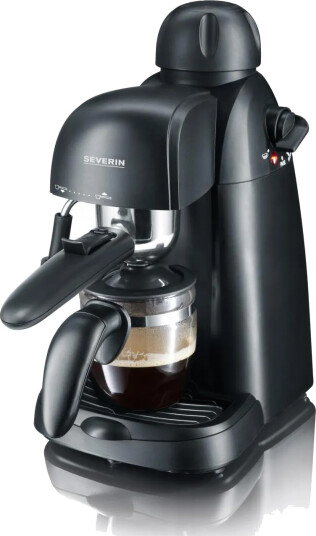 Severin Severin KA 5978 espressomaskin 4 kopper Svart Severin Severin KA 5978 espressomaskin 4 kopper Svart