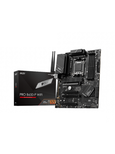MSI PRO B650-P WIFI - AMD B650 - AMD AM5 socket - DDR5 RAM - ATX