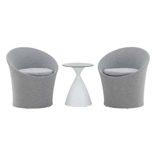 Venture Home Design Spoga Loungesett Hvit/Grå 1703410-01-345 1692154-02-0