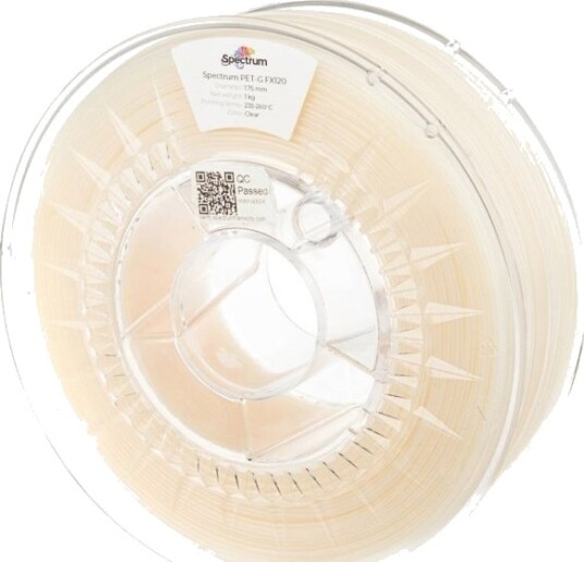 Spectrum PET-G FX120 Filament 1.75 mm 1000 g Natural 80415