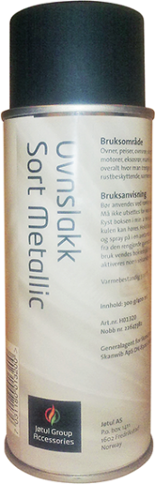 Jøtul Ovnslakk Sort Metallic Spray Jøtul Ovnslakk Sort Metallic Spray