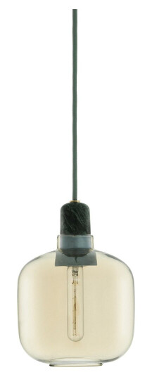 Normann Copenhagen Amp Taklampe Liten Gull/Grønn Normann Copenhagen Amp Taklampe Liten Gull/Grønn