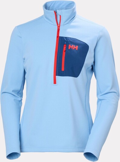 Helly Hansen Versalite Fleecegenser Med 1/2 Glidelås Dame Blå L
