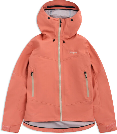 Bergans Women"s Rabot Alpine 3L Shell Jacket Light Weathered Red M