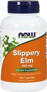 NOW Foods Slippery Elm 100x400mg NOW Foods Slippery Elm 100x400mg