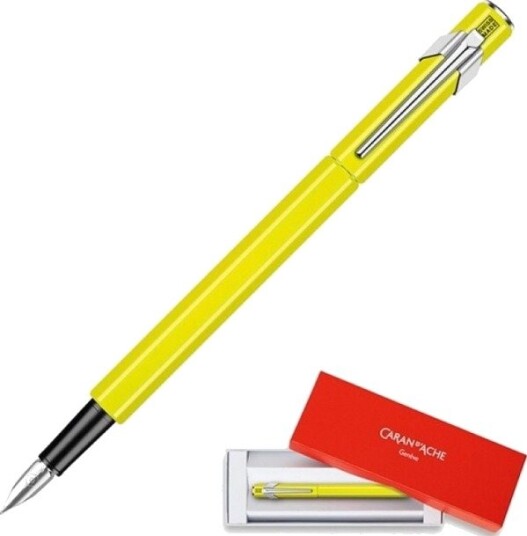 Caran D`arche 849 Fluo Line M Gul Fyllepenn
