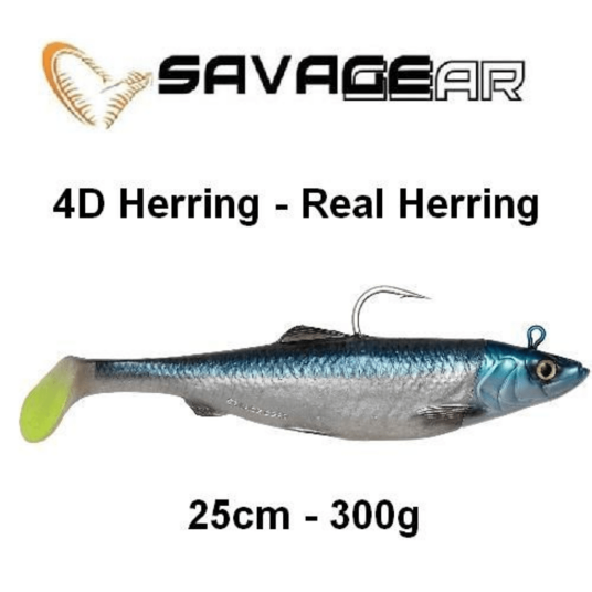 SG 4D Herring Big Shad 25 cm 300 gr Real Herring PHP