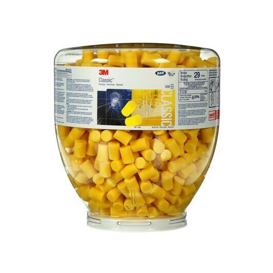 3M ™ E-A-R™ Classic™ Ørepropper, 28 Db, Refill Beholder, 500 Par Pr./beholder, Pd-01-001