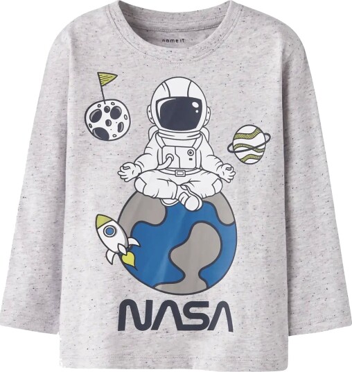 Name It Nmmdack Nasa Ls Nreg Top Box Nas   Grey   110