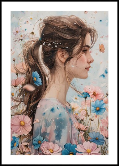 Flower Garden of the Soul Plakat Plakat / 50x70cm