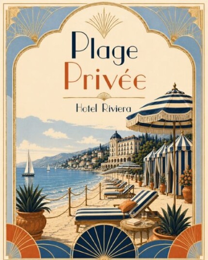 Plakat Plage Privée Scenic