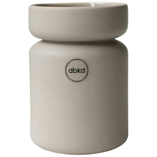 Dbkd Neck Vase Small Taupebrun