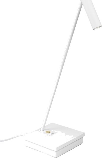 Elamp Bordlampe Med USB utgang  Hvit/Gull