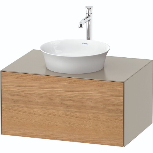 Duravit White Tulip Servantskap 1 skuff 80x55x40,8 cm Eik/Taupe Matt