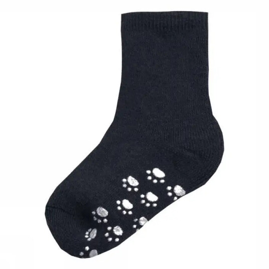 Ullsokk med antislip blåmelert farge | Joha | Baby | Denim mela | størrelse 23/26 | 90% ull, 5% polyamid og 5% elastan til Ullsokk med antislip blåmelert farge | Joha | Baby | Denim mela | størrelse 23/26 | 90% ull, 5% polyamid og 5% elastan til