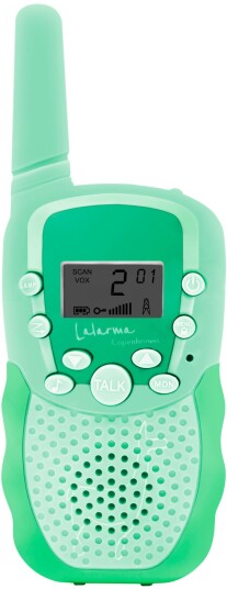 Lalarma Mix And Match Walkietalkie med 3km Rekkevidde Mintgrønn