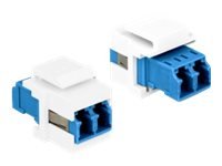 Delock - Keystone-Kopler - Lc-Enkeltmodus (Hunn) Til Lc-Enkeltmodus (Hunn) - Fiberoptisk