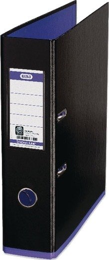 Elba Perm Mycolour Ryggbredde 80 Mm Sort Violett Din A4 Innbinding Utenpå/Innvendig Papir Pp Film