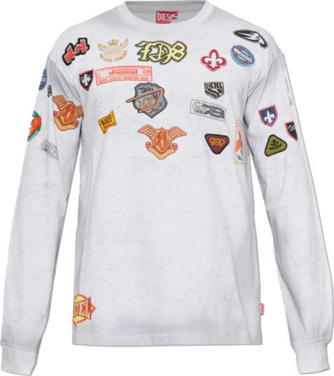 Diesel Herre Topper Grå 3XL,