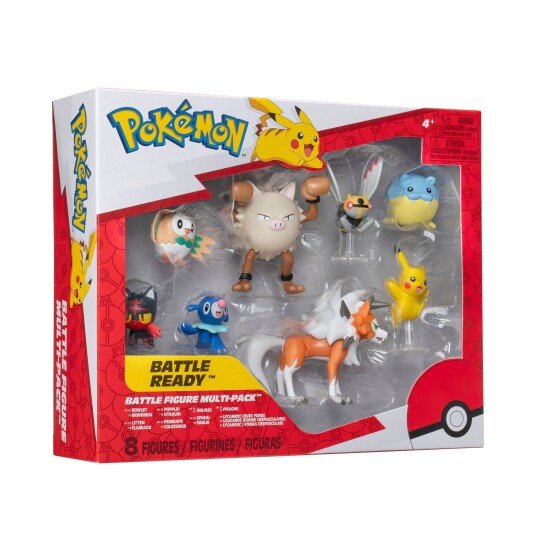Pokemon Battle Figur 8-Pack - Samlefigurer for Barn fra 4 År