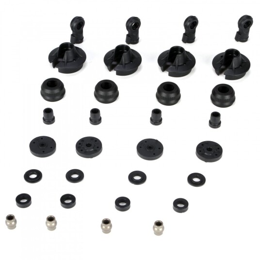 Losi B2855 Shock Plastics & Balls 4: 5IVE-T MINI WRC