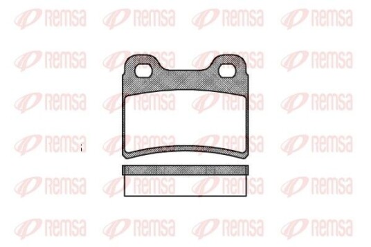 Bremseklosser REMSA 0417.00 Bremseklosser REMSA 0417.00