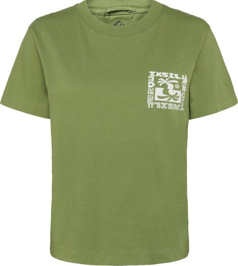 Quiksilver Standard Ss Tee Green M Quiksilver Standard Ss Tee Green M