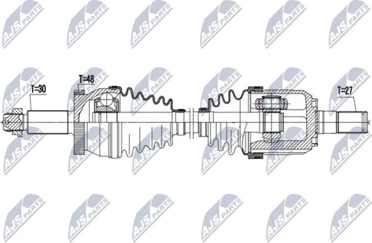 NTY NPW KA 419 Drivaksel