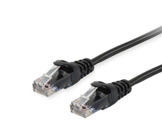 EQUIP ECO Patchkabel Cat.6 U/UTP 2,00m schwarz Polybag